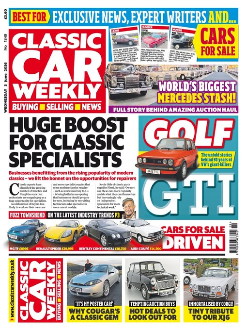 Cover image for Classic Car Weekly
